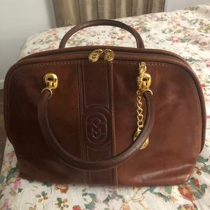 Marino Orlandi Leather Satchel Handbag Purse